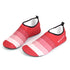 Striped Beach Swim Shoes #Red